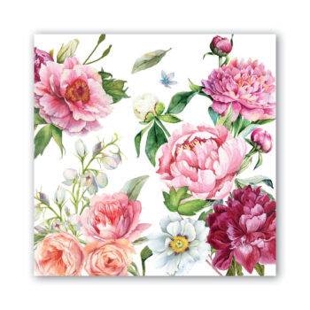 Michel Design Works Blush Peony Paper Napkins