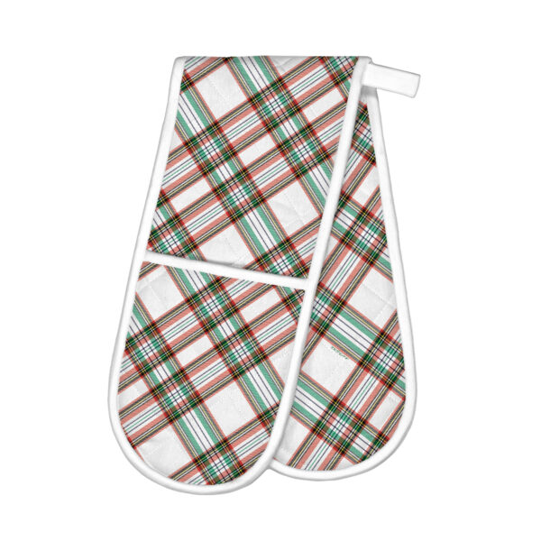 Vintage Plaid Double Oven Gloves