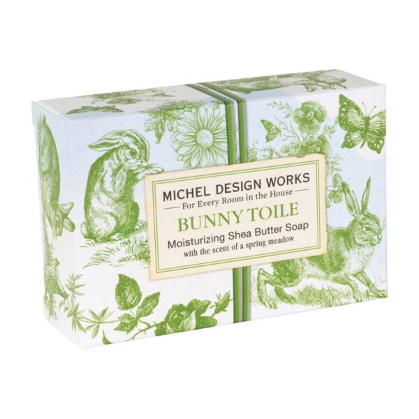 Bunny Toile Single Boxed Soap