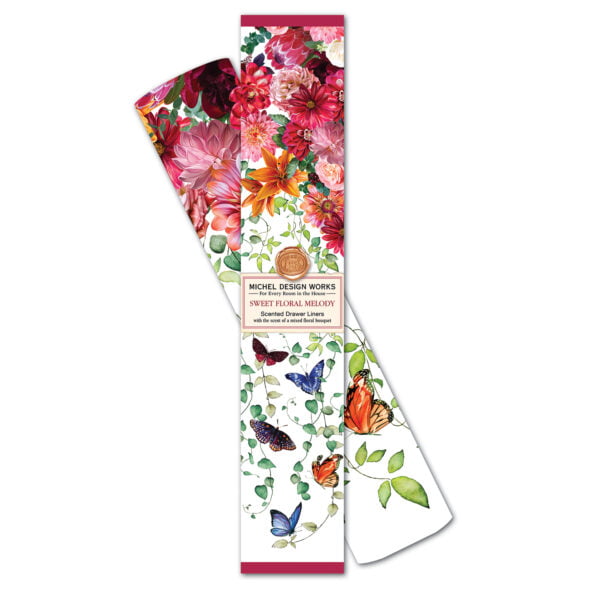 Sweet Floral Melody Scented Drawer Liners