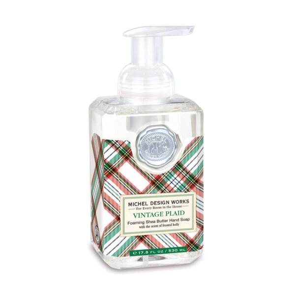 Vintage Plaid Foaming Hand Soap