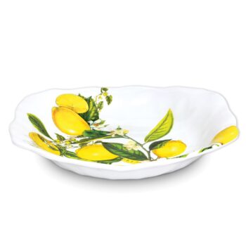 Michel Design Works Lemon Basil Melamine Pasta Bowl