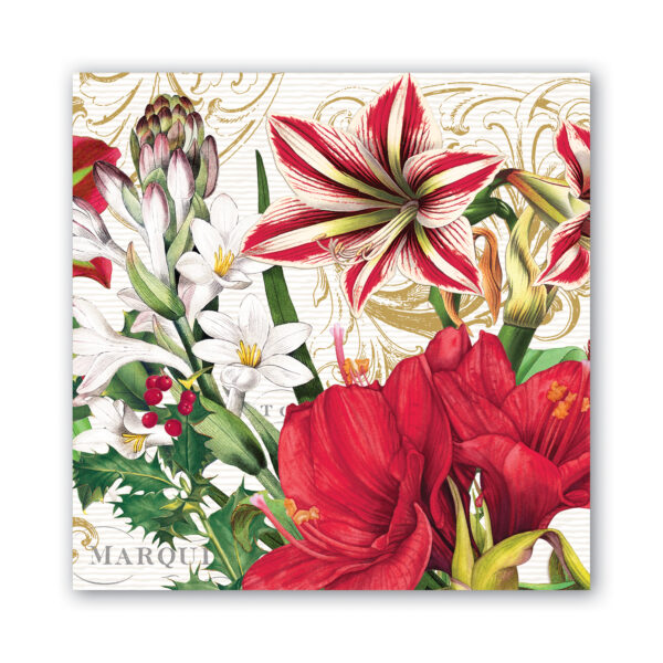 Michel Design Works Christmas Bouquet Paper Napkins - Image 2