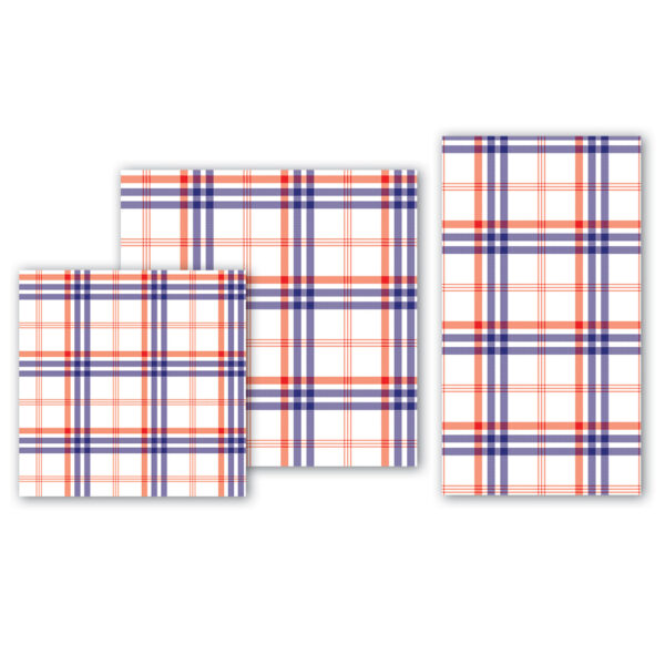 Plaid Paper Napkins