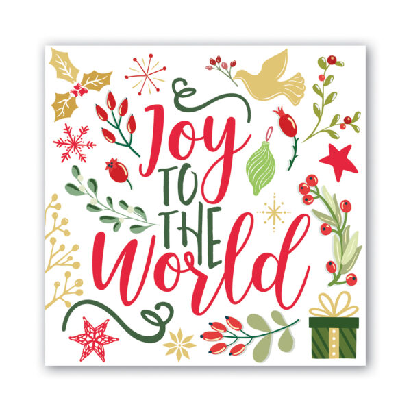 Michel Design Works Joy to the World Paper Napkins