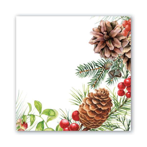 Michel Design Works White Spruce Paper Napkins - Image 2