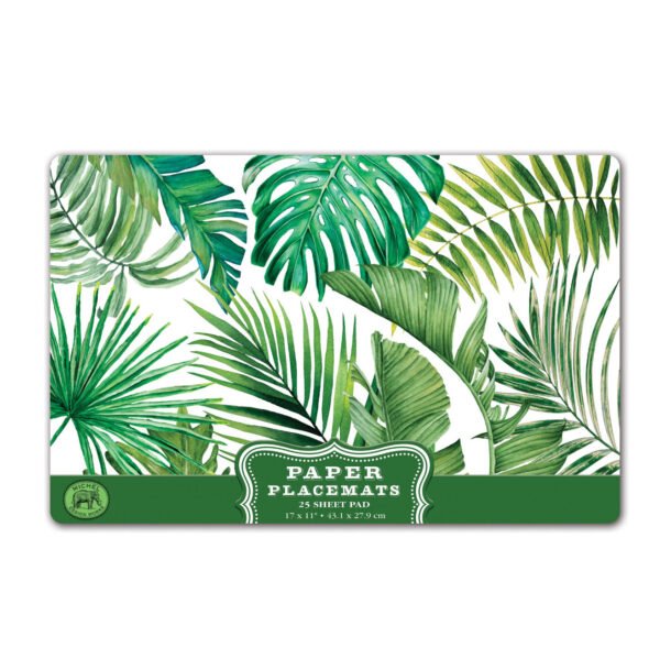 Michel Design Works Palm Breeze Paper Placemats