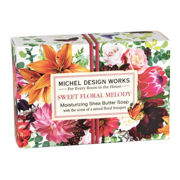 Michel Design Works Sweet Floral Melody Single Boxed Soap