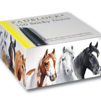 Padblocks Horses by Caroline Sticky Note Pad