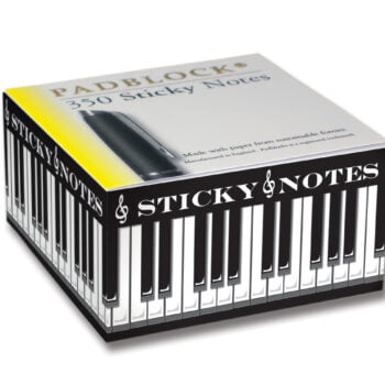 Padblocks Piano Keys Sticky Note Pad