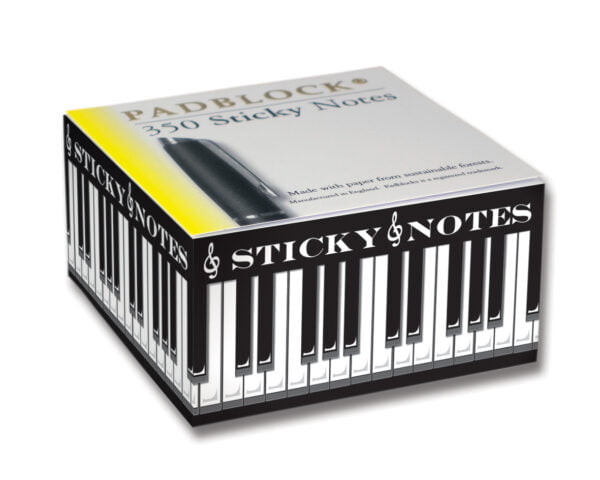 Piano Keys Sticky Note Pad