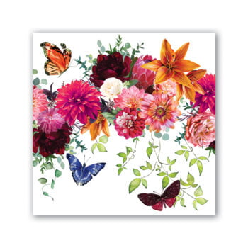 Michel Design Works Sweet Floral Melody Paper Napkins – Cocktail