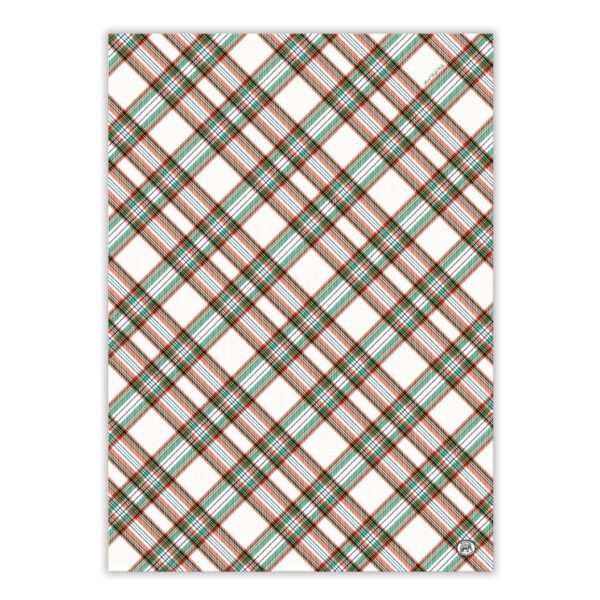 Michel Design Works Vintage Plaid Tea Towel