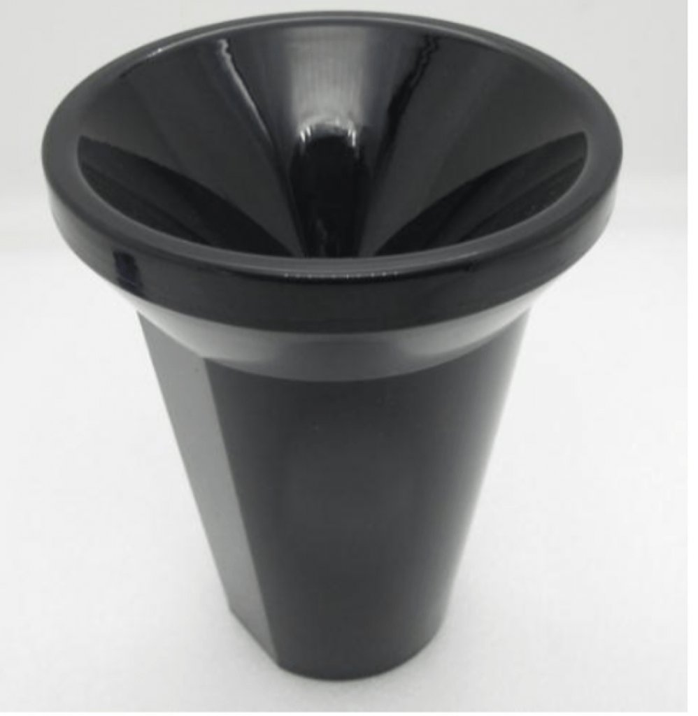 DiVino marketing - CONE 10 Black & Bordeaux - Crachoir en plastique, capacité 1 L, couleurs noir et bordeaux