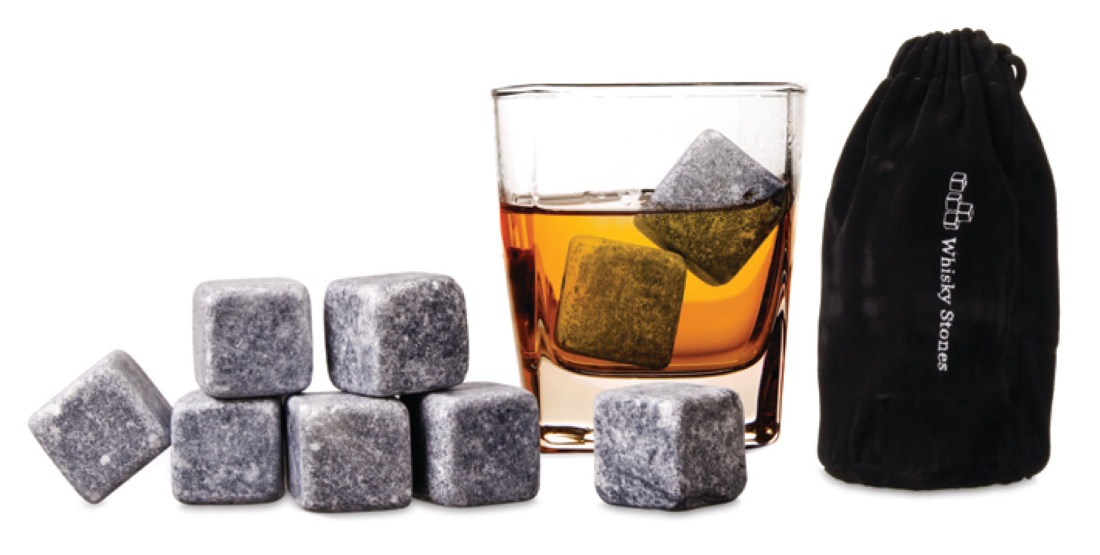 Wine and other Beverages Cool for Longer and No Dilution PEMOTech 9PCS Ice Stones with Velvet Pouch Stainless Steel Tongs and 2 CoastersGranite Drinking Rocks for Keeping Your Whiskey Whiskey Stones 