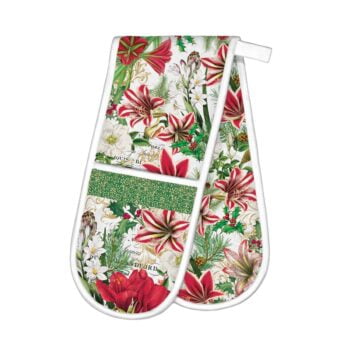 Michel Design Works Merry Christmas Double Oven Gloves