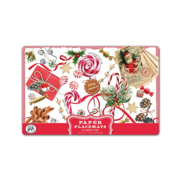 Michel Design Works Peppermint Paper Placemats