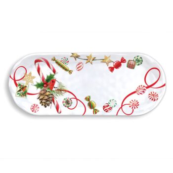 Michel Design Works Peppermint Melamine Accent Tray
