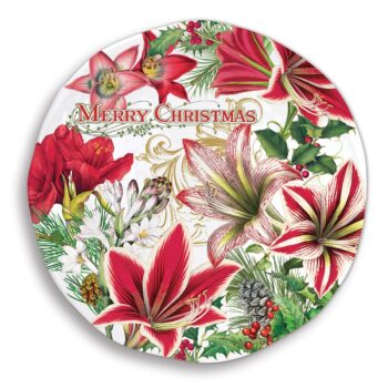 Michel Design Works Merry Chistmas Large Round Platter