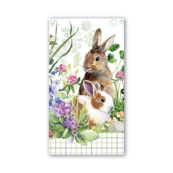 bunny meadow hostess napkin