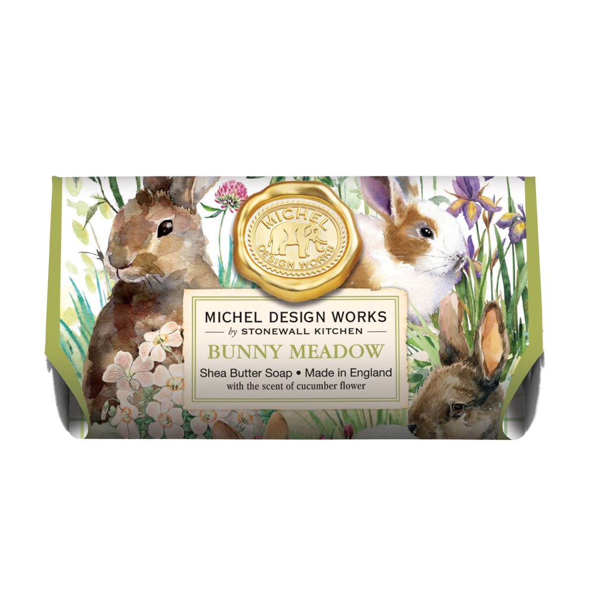 Michel Design Works Bunny Meadow Large Soap Bar
