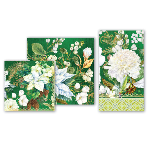 Winter Blooms Paper Napkins