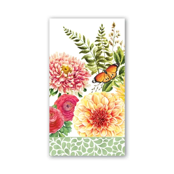 NAPH418-Dahlias Hostess Napkin