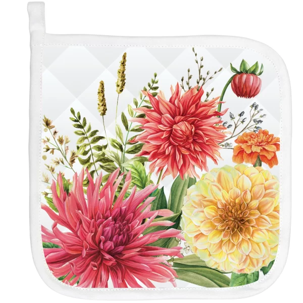 APH418-Dahlias-Potholder