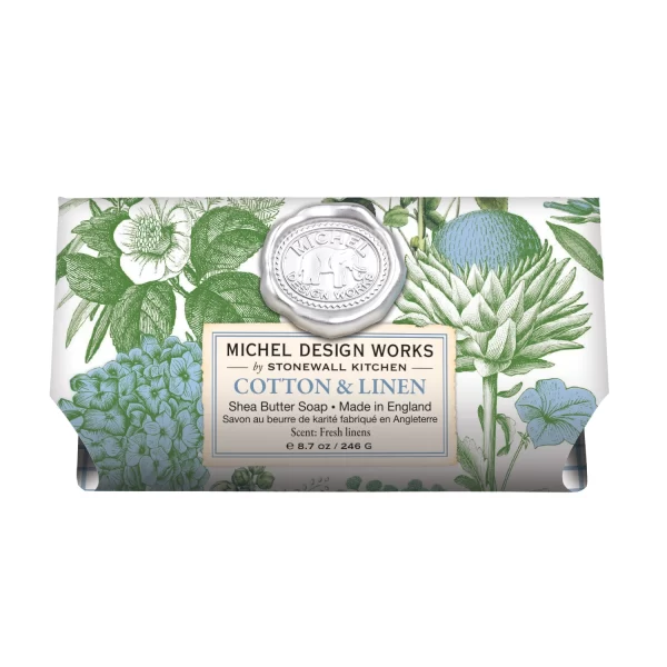 SOAL417 - Cotton & Linen Large Bath Soap Bar