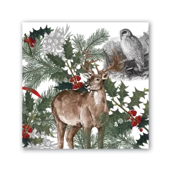 Michel Design Works Winter Woodland Paper Napkins