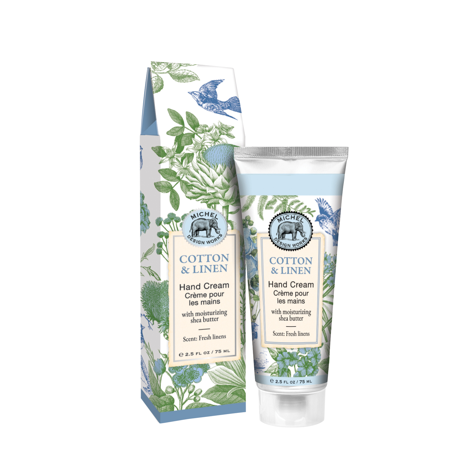 Michel Design Works Cotton & Linen Large Hand Cream