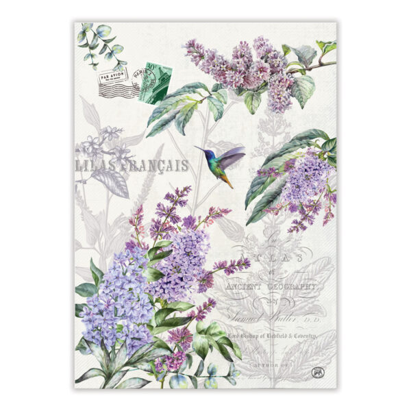 Michel Design Works French Lilacs Tea Towel