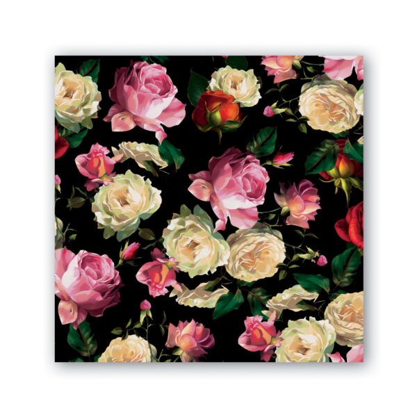 Michel Design Works Midnight Rose Paper Napkins - Image 2