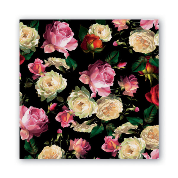 Michel Design Works Midnight Rose Paper Napkins