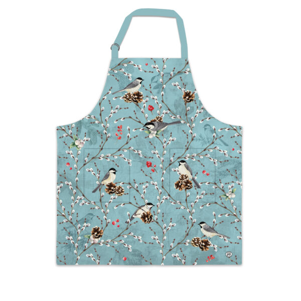 811444 - Winterberry & Balsam Chef Apron with Pockets