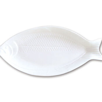 Bella Tavolo White Melamine Fish Platter