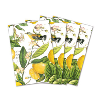 Michel Design Works Lemon Basil Cotton Napkins Set of 4