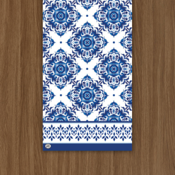 Michel Design Works Indigo Seas Cotton Table Runner