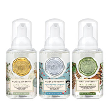 Michel Design Works Mini Foaming Soap Set Happy Holidays