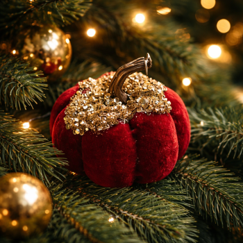 Baker Street Christmas Collection red velvet pumpkin