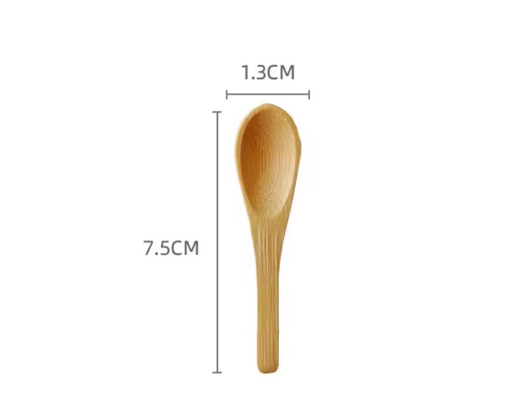 wooden salt spoon