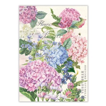 Michel Design Wild Hydrangea Tea Towel