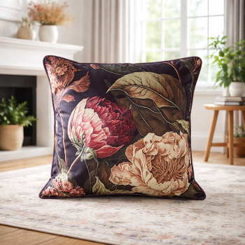Briarwood Cottage Paper Doll  Velvet Cushion Cover