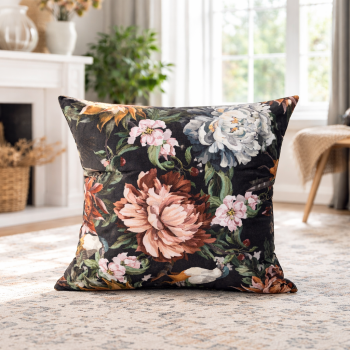 Briarwood Cottage Anita Rust  Velvet Cushion Cover