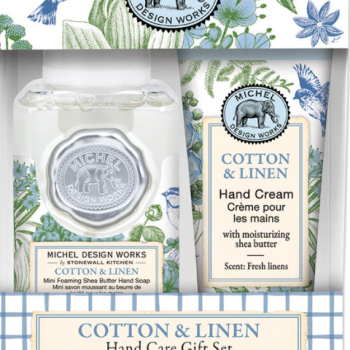 Michel Design Works Cotton & Linen Hand Gift Care Set