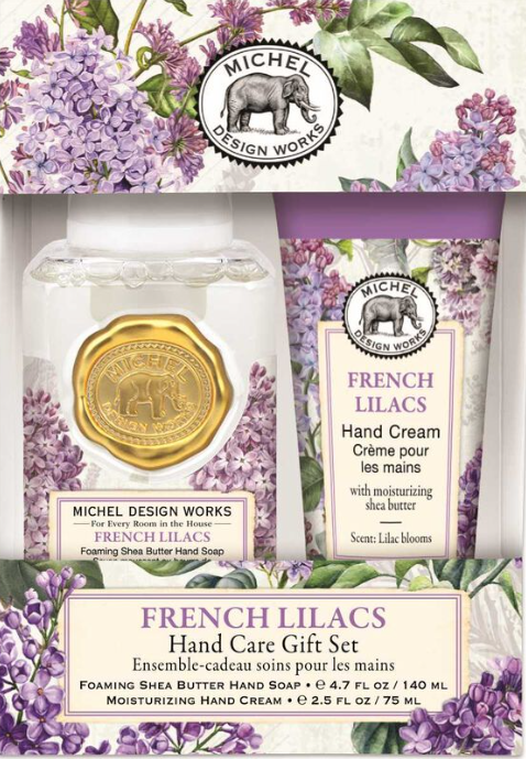 Michel Design Works French Lilacs Hand Gift Care Set