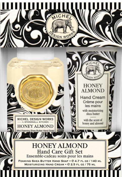 Michel Design Works Honey Almond  Hand Gift Care Set