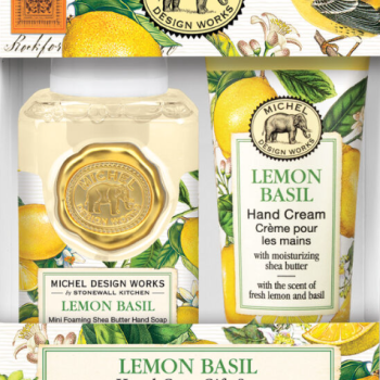 Michel Design Works Lemon Basil Hand Gift Care Set